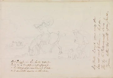 Preparatory Sketch for Dr Syntax Sketching the Lake